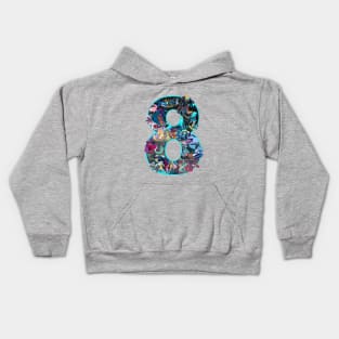 8th Birthday Shirt Kids Hoodie